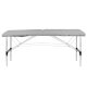 Folding Massage Table Aluminum Comfort Activ Fizjo 2 Segment Gray