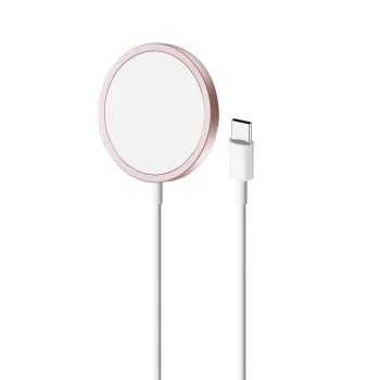 Puro Magnetic Wireless Charger USB-C, MagSafe compatible, 1m, pink