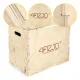 4FIZJO 3-in-1 Wooden Plyometric Box for Jump Training 40 x 60 x 50 cm