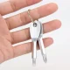 Phillips screwdriver key ring sil