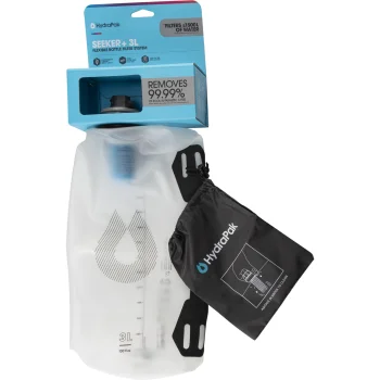 HydraPak Seeker 3L Water Storage Bag with Filter, Transparent