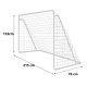 Neo-Sport Soccer Goal 215x153 cm NS-457 - Durable Outdoor Sports Equipment