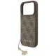 Guess iPhone 17 Pro Case 4G Charms Collection MagSafe, Brown