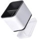 Cutlery Drainer and Organizer with 3 Compartments, White/Black
