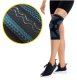 4Fizjo 902 Elastic Knee Brace, Size L, Blue/Black