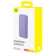 Baseus Airpow Fast Charge Power Bank 20000mAh 20W Nebula Purple?With Simple Series Containing universal USB to Type-C...