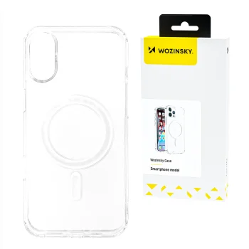 Wozinsky Samsung Galaxy S24 FE Case Ultra Clear MagSafe, Transparent