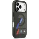 BMW M IML Metal Buttons Tricolor Lines MagSafe Phone Case Cover iPhone 17 Pro Max - Black