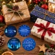 Decorative Christmas Stickers on a Roll 500 pcs 4cm