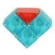 Glow-in-the-Dark Magnetic Building Blocks, 3D Figures, 32 Pcs