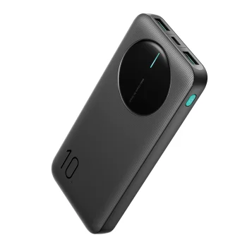 Joyroom JR-PBF12 10000mAh Power Bank 2.4A 2x USB-A 1x USB-C Black