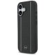 Mercedes Leather Star Pattern Stripes MagSafe Phone Case Cover iPhone 17 - black
