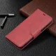 Huawei P50 Leather Stand Book Case Cover with Card Slots, Red