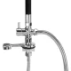 Gabbiano Rain Shower Mixer Tap for Hairdressing Wash Basin