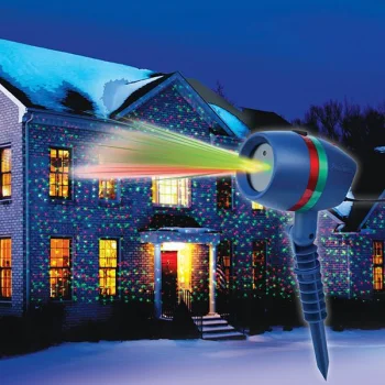 Garden Outdoor LED Projector Laser Lamp Disco Light Spotlight, Blue