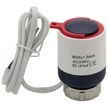 Thermal Actuator NC, 230V AC, M30x1.5mm, White