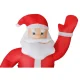 Ruhhy 00022624 Inflatable Santa Claus with LED Lighting, 180 cm