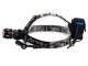 Bailong headlamp with CREE LED, zoom, front bike light, rechargeable
