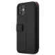 Ferrari Off Track Perforated Wallet Case for iPhone 12 mini Black