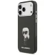 Karl Lagerfeld IML Aquarelle Karl & Logo MagSafe Case for iPhone 17 Pro Max, Black
