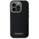 Karl Lagerfeld FW Metal Plate MagSafe Case for iPhone 15 Pro, Black