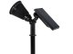 Solar Garden Spotlight with 4 LEDs, 3 Modes and Dusk to Dawn Sensor, Warm White