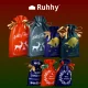 Ruhhy Christmas Gift Bag Set, 8 pcs