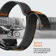 Spigen Athlex Air Watch Strap for Garmin QuickFit 22mm - Black and Orange