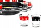 Alcohol Drinking Roulette Game Set, 16 Shot Glasses