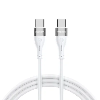 Wozinsky WSTCC1 USB-C to USB-C 65W PD Cable, 1m - White