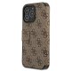 Guess iPhone 13 Pro Max Case 4G Big Metal Logo Brown