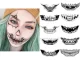 Halloween Temporary Tattoo, Realistic Teeth, 12x5 cm