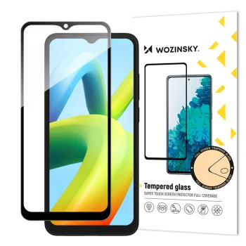 Wozinsky Full Glue Tempered Glass for Xiaomi Redmi A2 / Redmi A1, Black