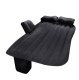 Inflatable Car Air Bed Back Seat Rest Foldable Mattress for Travel Camping, Black