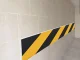 Garažo sienos apsauga, automobilio durelių ir buferio apsauga, 50x10 cm