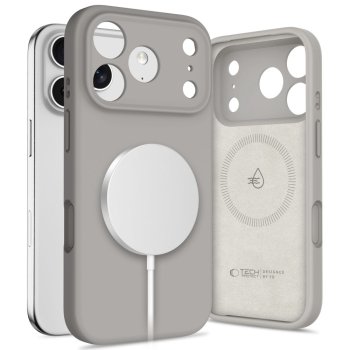 Tech-Protect iPhone 17 Pro Max vāciņš Silicone MagSafe, pelēks