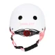Trike Fix Kids Bicycle Helmet with LED Light S 48-54cm, White