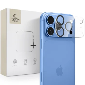 Tech-Protect Cam Fit+ Camera Cover for iPhone 18 Pro - Clear