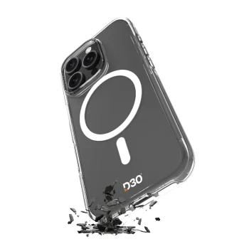 Puro iPhone 16 Pro Max Case Impact Clear D3O MagSafe, Transparent