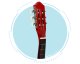 ECOTOYS Large Classical Wooden Guitar for Kids 6-String, Brown