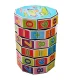 Math learning cylinder toy for kids, compact, multicolor