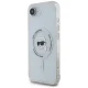 Karl Lagerfeld IML Metal Karl Head MagSafe Case for iPhone 16e White