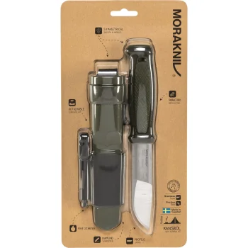 Morakniv Kansbol Outdoor Knife with Survival Kit, 109 mm, Green