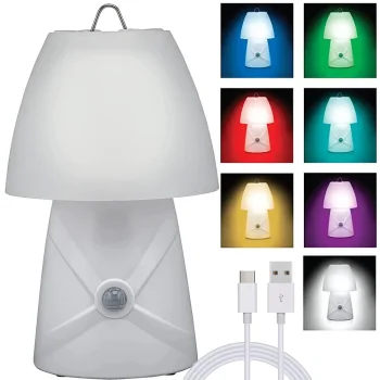 Kids LED RGB Night Light with Motion Sensor, White