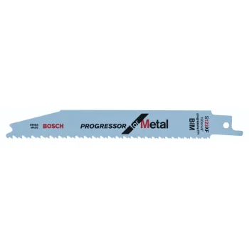 Bosch S 123 XF Reciprocating Saw Blades for Metal, 150 mm, 100 pcs