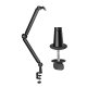 NanoRS RS421 Microphone Stand with 3/8\" and 5/8\" Thread, 1kg, Black