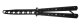 Butterfly Knife for Training, Black