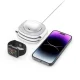 Tech-Protect QI15W-A32 3-in-1 MagSafe Wireless Charger for Apple Devices - Gray