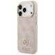 Guess iPhone 17 Pro vāciņš 4G Strass Logo MagSafe, rozā