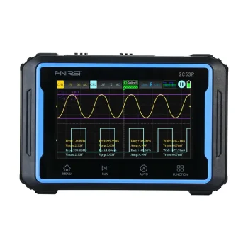 Portable 3-in-1 Oscilloscope FNIRSI 2C53P 4.3" Touchscreen